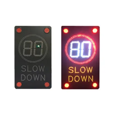 Activated Warning Speed Signs