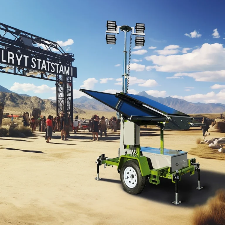 Solar Trailer Portable Light Tower 5